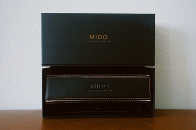 Mido Swiss Watches Since 1918 Official Leather Watch Presentation Box Case Black