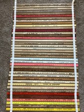 Lot of 40 Vintage Wooden Yardsticks Advertising