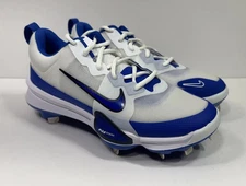Nike Force Zoom Trout 9 Royal Blue White Baseball Cleats FB2907-101 Men's Sz 9.5