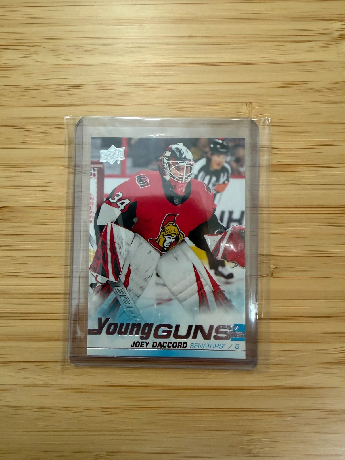 2019-20 Upper Deck - Young Guns Joey Daccord #477 (RC) - Ottawa Senators