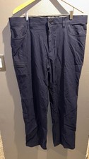 Orvis Navy Blue Casual Pants with Multiple Pockets