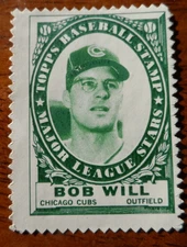 1961 TOPPS BASEBALL BOB WILL CHICAGO CUBS S-1431