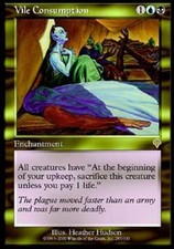 Vile Consumption - Medium Play MTG Invasion