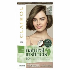 Clairol Natural Instincts Hair Color 6C Light Brown Ammonia Free Brass Free 1 ct