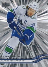 2025-26 Upper Deck Series 1 Silver Outburst Quinn Hughes #177