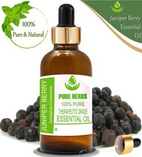 Pure Herbs Juniper Berry 100 Pure Juniperus Communis Essential Oil Glass Mg762