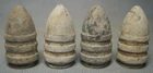 4 Dug Civil War Confederate Dropped .56 Caliber Ringtail Sharps Bullets-Arkansas