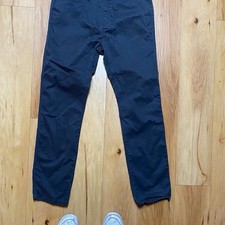 Prana Pants Mens Medium Black Stretch At Standard Fit Hiking Belted