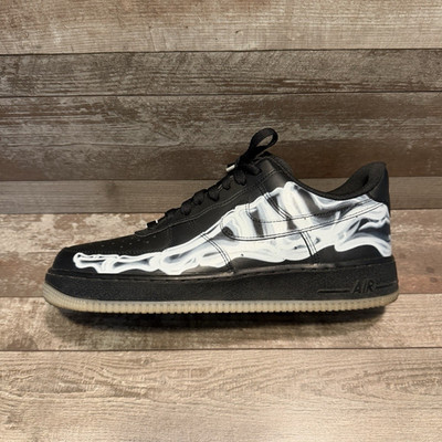 Nike Air Force 1 '07 QS 'Black Skeleton' Jordan Sb dunk night of mischief