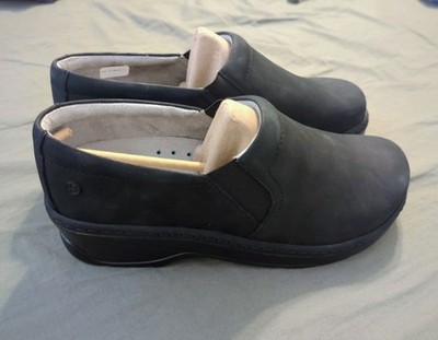 Klogs Nashua Oiled Black 10 mens, Hospitality/Healthcare, Slip-Resist., Read Des