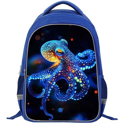 ZRENTAO Kids Backpack, 3D Reflective Cartoon, 600D Polyester & Dual Zippers, ...
