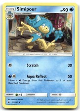 Simipour 37/147 SM - Burning Shadows Uncommon Normal Pokemon TCG MP