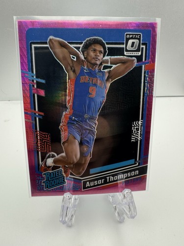 2023-24 Panini Donruss Optic - Rated Rookie Ausar Thompson #235 Pink Hyper Prizm