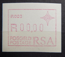 Südafrika RSA 1987: ATM / FRAMA,A-Nr. P.003, MN 3, 0000-DRUCK, pfr./MNH