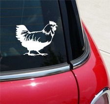 CHICKEN ROOSTER HEN EGGS FARM CHICKENS GRAPHIC DECAL STICKER ART CAR WALL DECOR