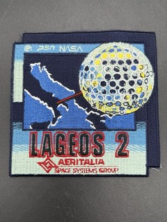 Original NASA STS 52 LAGEOS 2 Payload AERITALIA Mission Patch