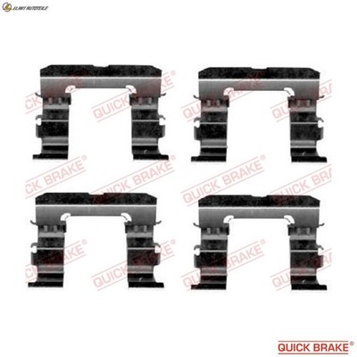 ZUBEHÖRSATZ SCHEIBENBREMSBELAG 109-1632 FÜR NISSAN PICK/UP/NP300/TITD25 2.5L 
