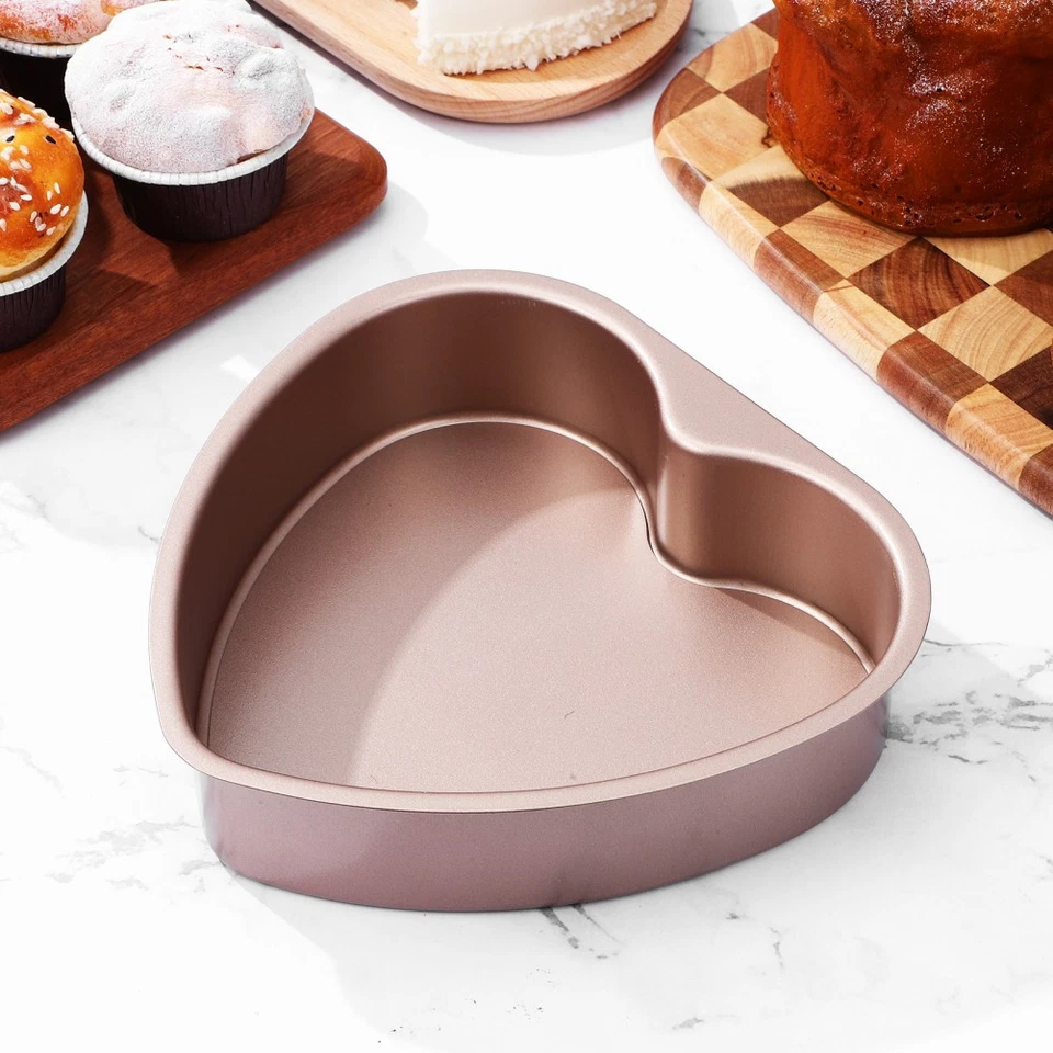 3 Count Herzformig Kuchenform Herz-kuchenform Herzförmige Backformen - Bild 4 von 4