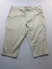 Riders by Lee Capri Pants Womens 20W Khaki NWT Midrise Pockets Stretch 160HC16
