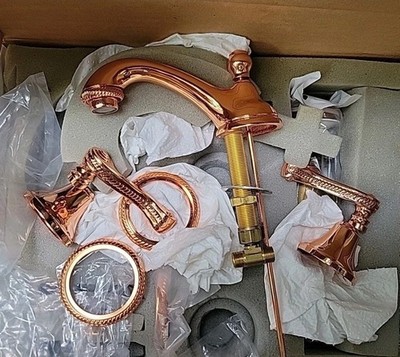 Newport Brass 980/08 Amisa Widespread Lavatory Faucet New Antique Copper 
