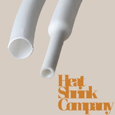 WEISSER SCHRUMPFSCHLAUCH - 1,6mm -50mm KABEL HEATSHRINK SLEEVING AUTO 2:1 VERHÄLTNIS