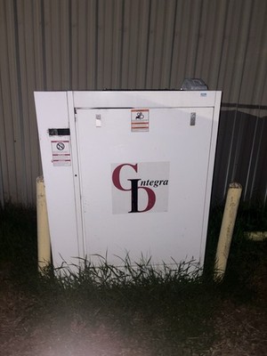 GARDNER DENVER MDL EFC99, 30HP SCREW COMPRESSOR IN GOOD CONDITION