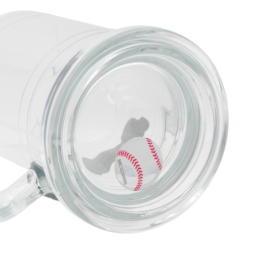 MLB Atlanta Braves 15oz Glass Tankard Mug - Picture 3 of 3