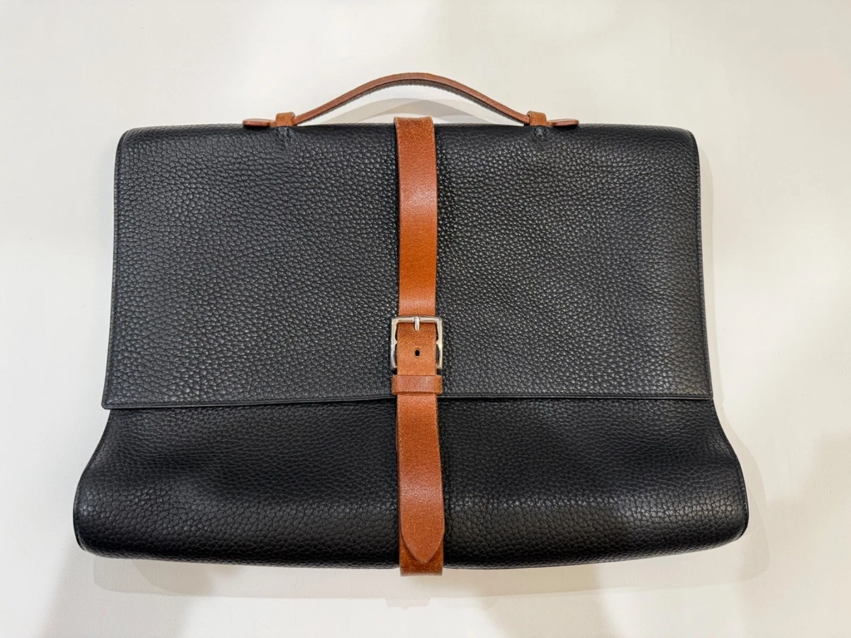 HERMÈS Black Briefcase/Document Case Bags for Men for sale | eBay