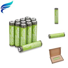 12-Pack Rechargeable AAA NiMH High-Capacity Batteries, 850 mAh, 1.2V, Recharg...