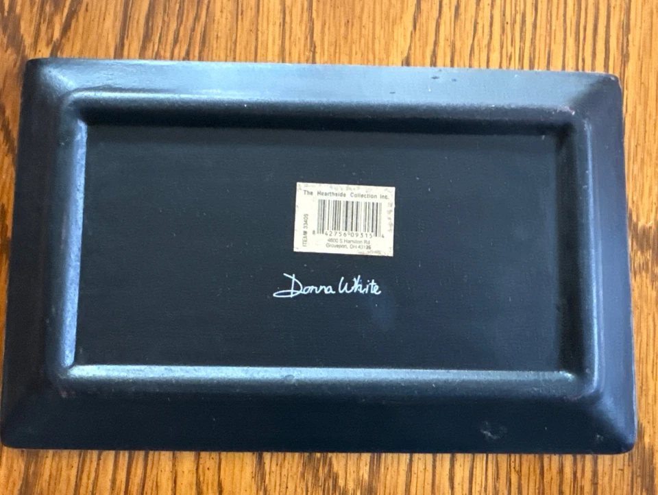 Donna White 10-1/4”Rectangle Tray The Wander Camper In The Forest Made Of Resin - Image 3 of 4