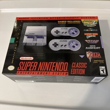 NEW SEALED SNES Super Nintendo NES Classic Mini Edition HDMI ORIGINAL OWNER