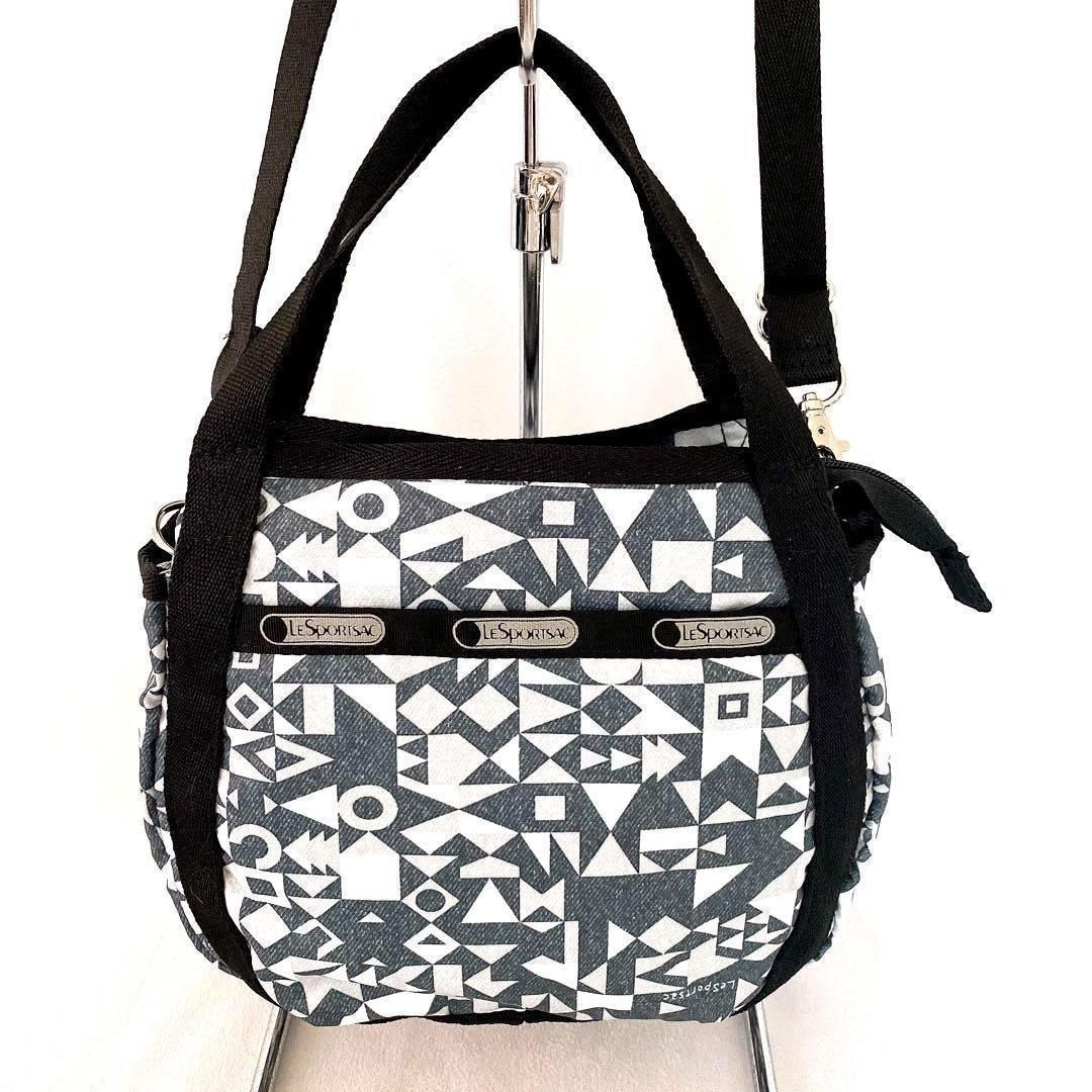 Good Condition LeSportsac Geometric Pattern Shoul… - image 2