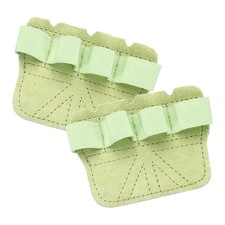 Anti-Slip Workout Grip Pads, Lifting Grips Pads,2 Pack  Cowhide  Lemon Yellow