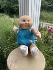Vintage Cabbage Patch  Preemie '85 Light Blue Eyes Dimple