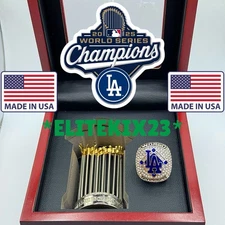 *NEW* 2025 LA Los Angeles Dodgers WS World Series CHAMPIONSHIP RING + TROPHY