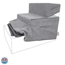 Non-Slip Foam Dog Stair  Pet Ramp, Balanced Indoor Step Support - Folable St...