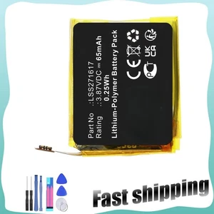 Pour la charge de Fitbit 6 G3MP5 Batterie de remplacement du traqueur de fitness LSS271617 65mAh