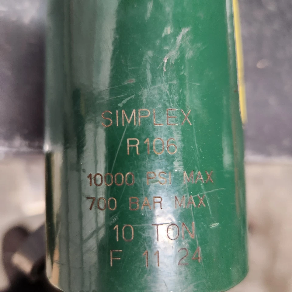 Cilindro hidráulico Simplex R106 10 toneladas 6” curso ação única uso geral - Imagem 3 de 4