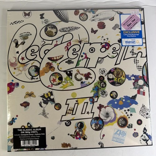 Led Zeppelin III (Vinyl Record, 2022, Remastered, Walmart Exclusive) New!!!