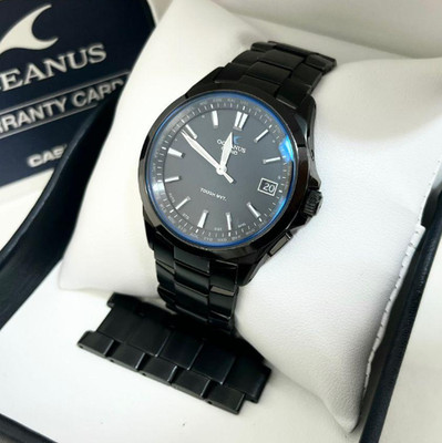 CASIO OCEANUS OCW-S100B Black Titanium Tough Solar Radio Multiband 6 Men Japan