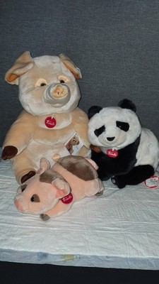 Trudi Stofftier Kuscheltier Set Schweine Panda
