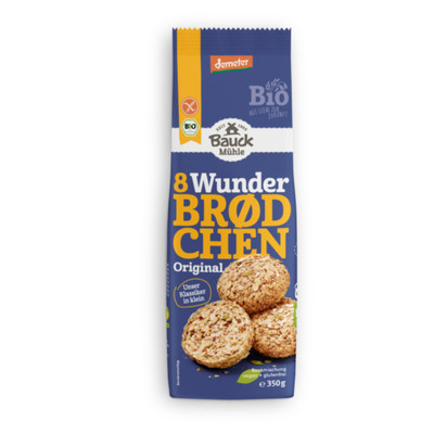Bauckhof Wunderbrödchen Original 350g Demeter - glutenfrei