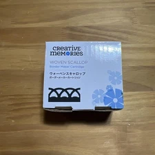 Creative MemoriesWOVEN SCALLOP Border Maker Cartridge Boxed New