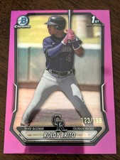 2026 Bowman Chrome Roldy Brito RC Pink Refractor /199