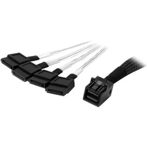 Startech 1m internes Mini SAS auf SATA Kabel SFF-8643 auf 4x SATA Kabel für Sata C