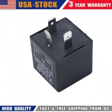 3-Pin Car Flasher Relay Fix Light LED Lamp Turn Signal Hyper Flash CF13 JL02