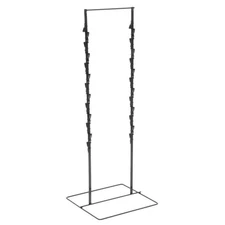 Black Wire 2 Strand Countertop Clip Rack - 9 1/2"L x 8 3/4"W x 24"H