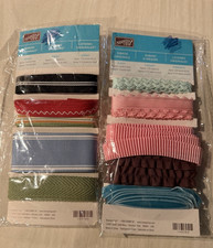 Two Bundles Stampin Up Ribbon Originals, Jersey and Flirty NEW 20 yards total