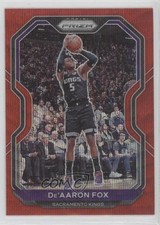 2020-21 Panini Prizm Ruby Wave Prizm De'Aaron Fox #13 13d0