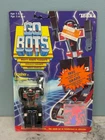Vintage 1985 Tonka Go Bots Carded Action Figure Crasher Black with GoBot Sticker